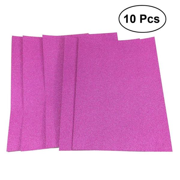 

other arts and crafts 10pcs a4 sheets glitter cardstock making diy material sparkling craftwork scrapbooking (rose red)