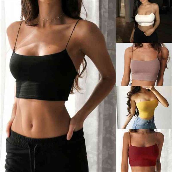 

summer solid casual womens tank vest fashion crop sleeveless, White