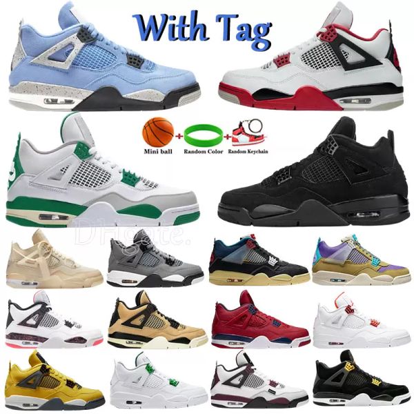 

mens 4 basketball shoes 4s university blue silver royal toe black metallic gold mid smoke grey unc patent dark mochamen women sneakers
