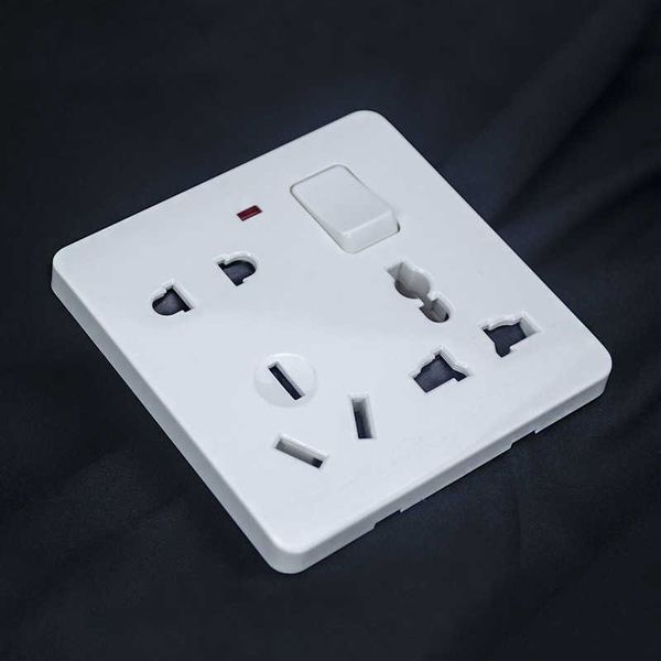 

one open eight hole 86 type concealed wall household 16a 233 socket with switch panel