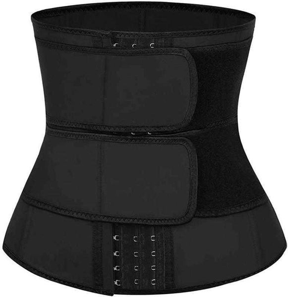 

corset women's double belt body shaping garment latex sports three row button, Black;white