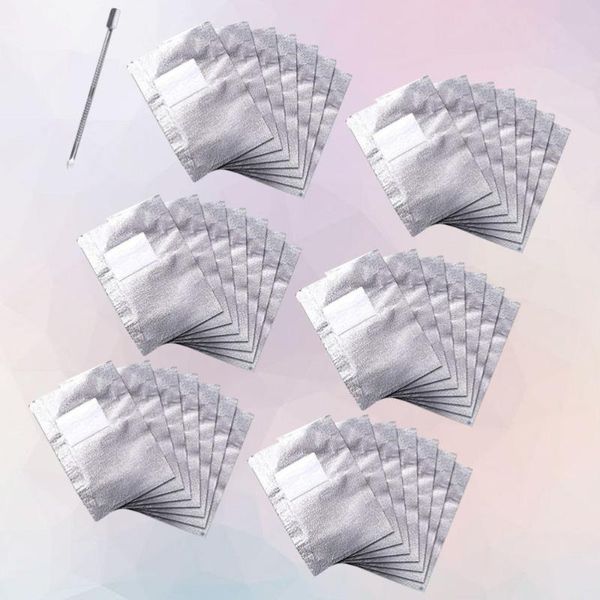

nail art kits 200pcs manicures tin foil remover tools plate