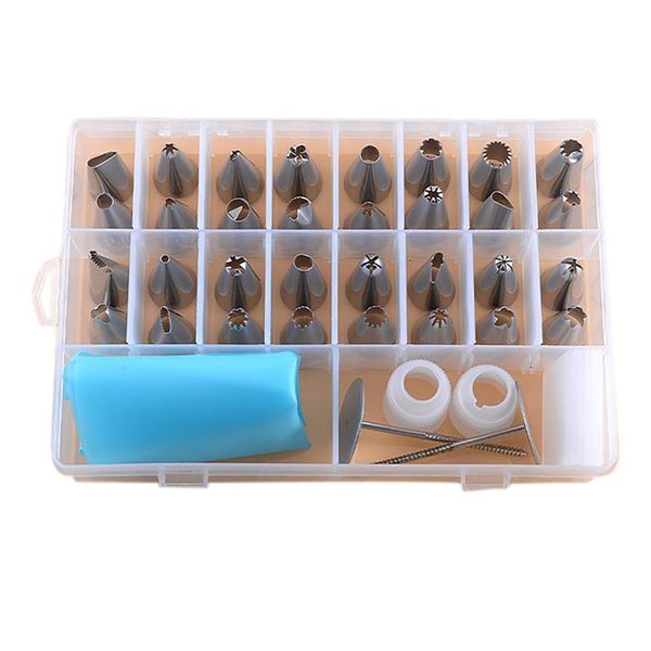 

baking & pastry tools cupcake decorating kit assorted reusable cake set piping tips dessert decoration kitchen accessories