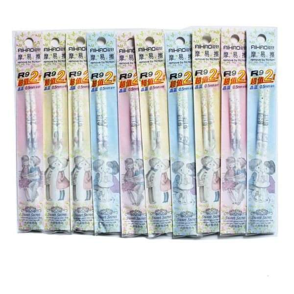 

gel pens erasable refills for aihao pen 20 pcs/lot black blue ink