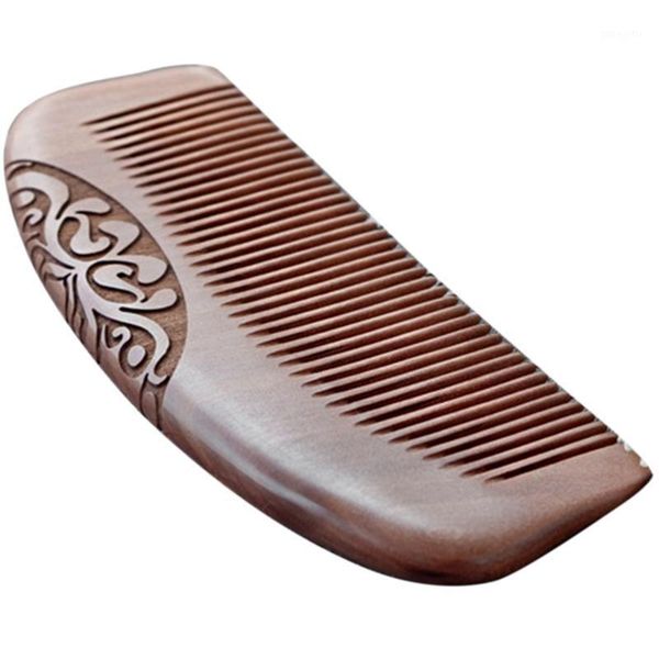 

pcs natural wood comb hairbrush wide tooth no-static spa massage hair brush health wooden massager1, Silver