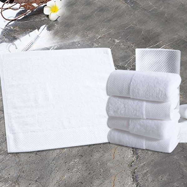

handkerchief white thickened absorbent all cotton soft el inn guest house face wash household square towel