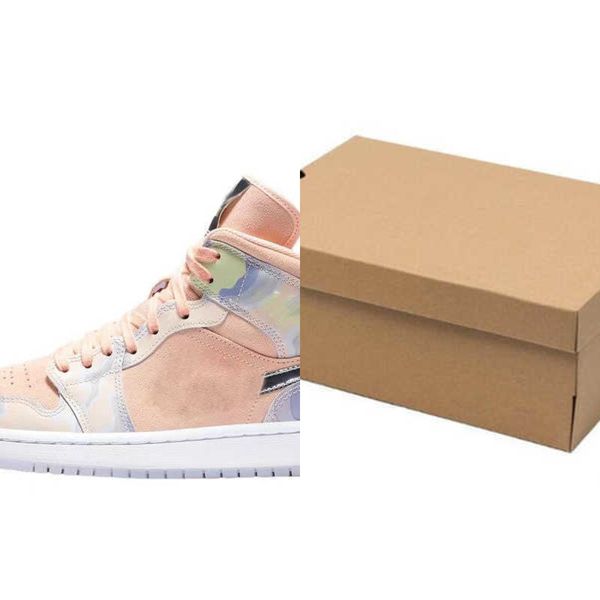 

jumpman women's basketball shoes 1 s white/pink outdoor sportsbtti