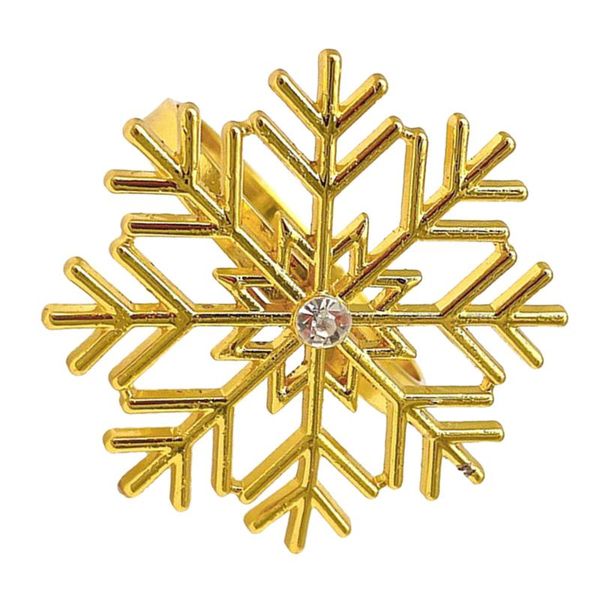 

napkin rings christmas snowflake circles holder for wedding table setting