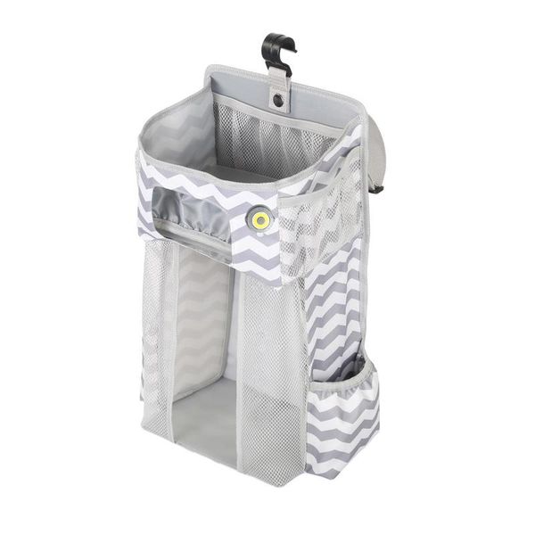 

storage bags table home easy install wall multifunction with light baby diaper caddy for closet holder hanging nursery organizer crib