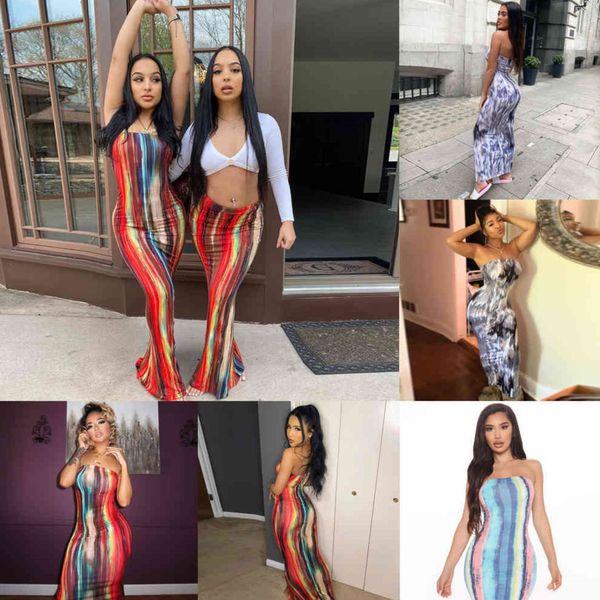 

designer women summer casual dresses wrap bust long skirt fashion tie dye print off shoulder dress, Black;gray