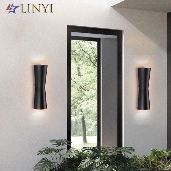 

wall lamp aluminum alloy 10w led light waterproof up and down living room dining staircase aisle home decoration