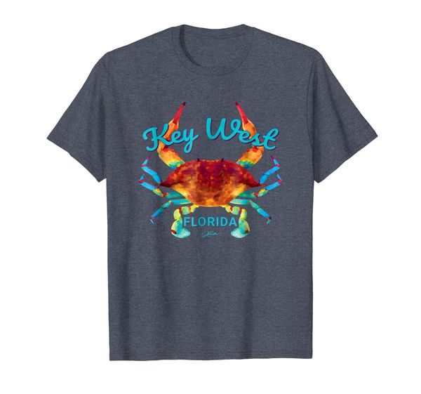 

jcombs: key west, fl, blue crab t-shirt, White;black