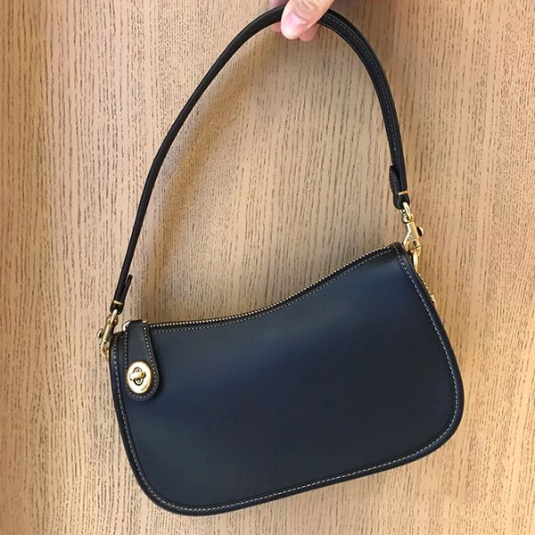 

luxury handbags 2021 minority leather underarm net red new mahjong cowhide stick one shoulder portable women's bag