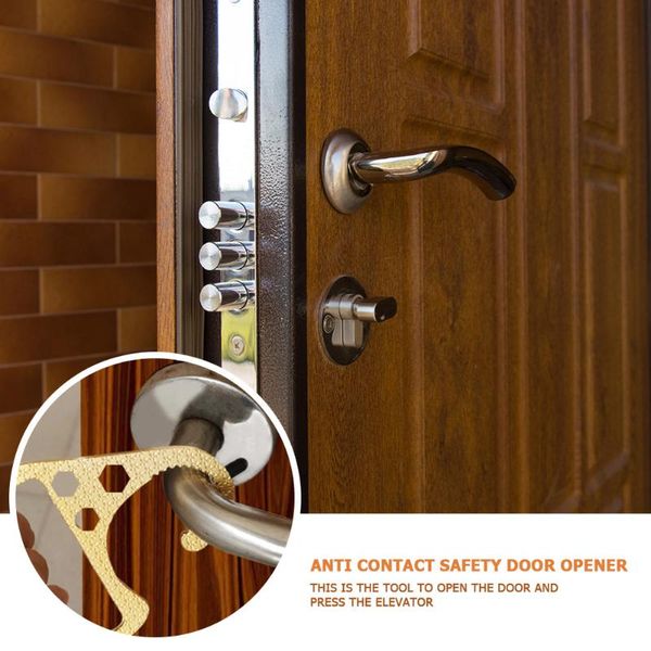 

handles & pulls safety antibacterial door handle key no touch set chain bus handrail pull rings for home caring health decoration