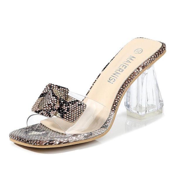 

spring wild fashion crystal trendy shoes large size 35-46 sandals female fairy style slippers, Black