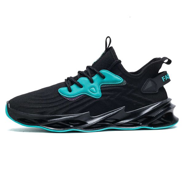 

2021 spring new sports leisure korean fashion blade sole, air permeability and tide woven coconut shoes, men's shoes, Black