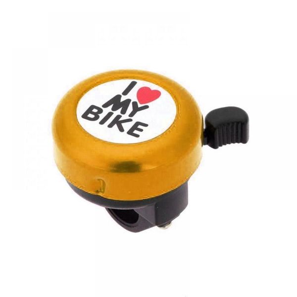 

bike horns mini cute aluminum alloy clear loud easy to install on your bike. bicycle bell letter, heart round