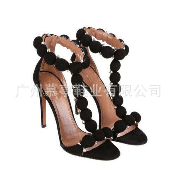 

sandal circle three stripes sandals..., Black