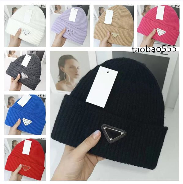 

knitted hat designer caps beanie hats winter cap mens wool men women cashmere skull fashion snapback fitted ski casual outdoor, Blue;gray