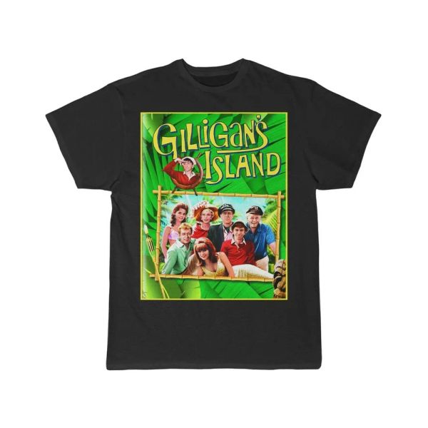 

gilligan's island short sleeve tee, White;black