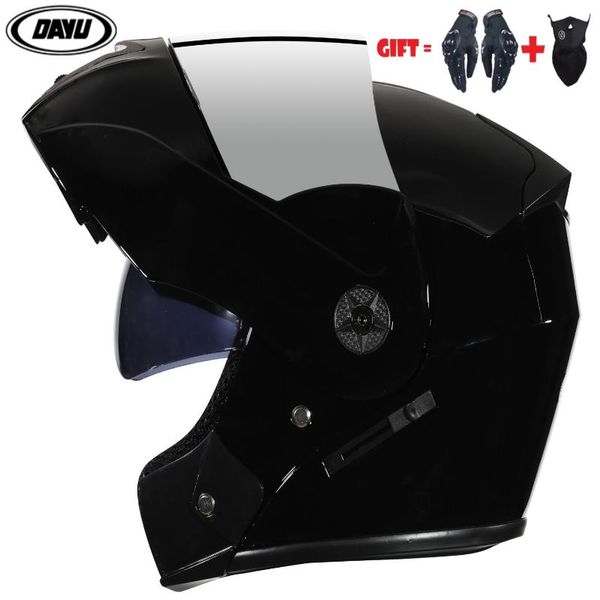 

motorcycle helmets flip up helmet full face modular dual visors open motocross casque casco moto motocicleta dirt bike
