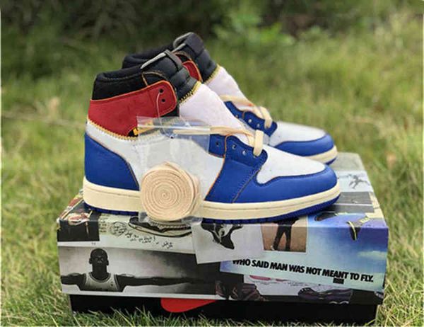 

shoes authentic union x 1 high og nrg los angeles blue toe varsity red storm 1s basketball man sneakers