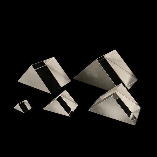 

lab supplies prism 90 degree total reflection isosceles right angle k9 special vision image for aluminum coating measurement