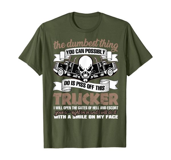 

i love my trucker t shirt, gift for my trucker t shirt, White;black