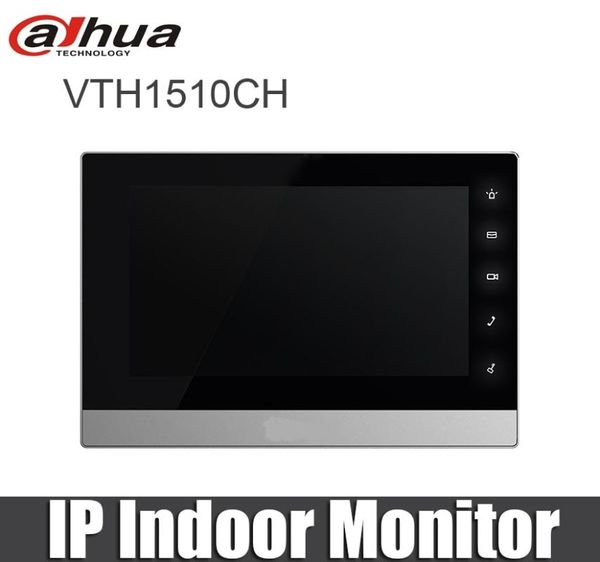 

dahua video intercom vth1510ch ip indoor monitor built-in sd calrd slot h.264 original dh-vth1510ch without logo door phones