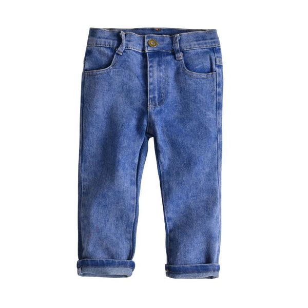 

selling latest design wholesale children's clothing spring and autumn jeans high stretch slim kids trousers, Blue