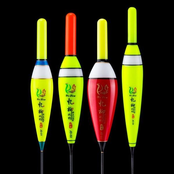 

fishing accessories 1pcs led float balsa wood lighting electronic saltwater luminous glow buoy pesca with cr425 a223