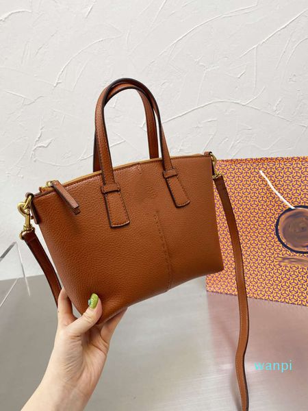 

designer-2021 fashion leather luxury brand shopping bag classic lady brown handbag