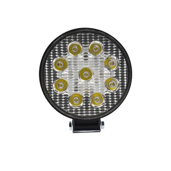 

emergency lights 1 pc 27w round led light work lamps waterproof car dome for off-road motorcycle
