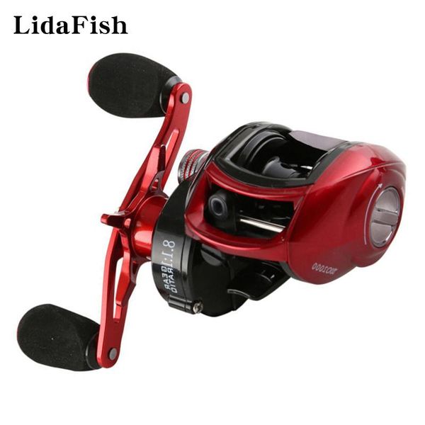 

baitcasting reels 2021est high speed 8.1:1 gear ratio reel 12+1bb max drag 8kg eva grip saltwater/freshwater fishing coil