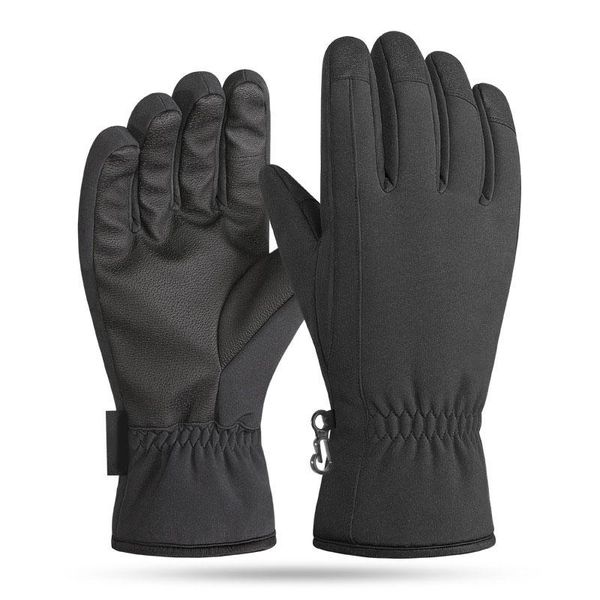 

ski gloves extra thick pu palms winter snow outdoor sports women men warm snowmobile motorcycle windproof waterproof