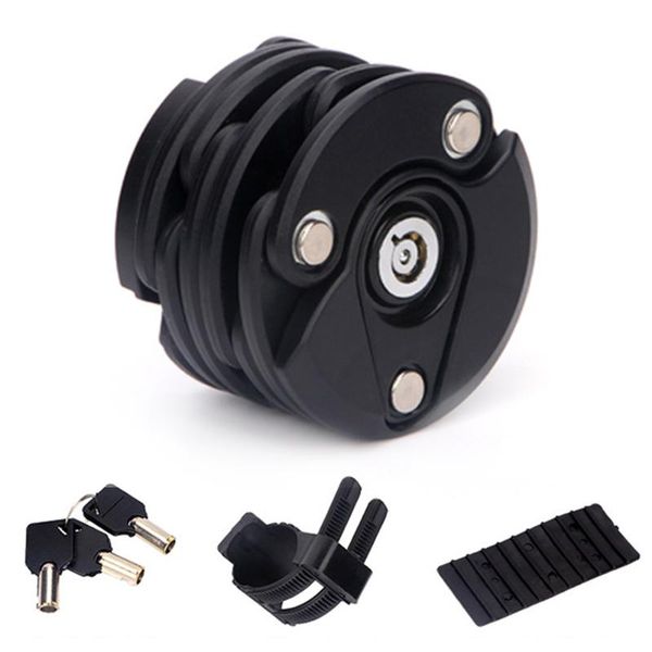 

bike locks chain cycling anti theft high security folding bicycle lock mini 3 keys