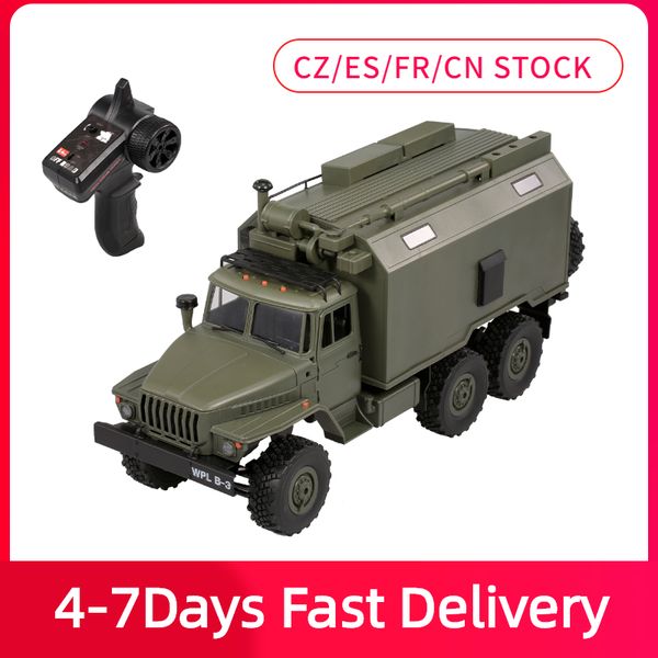 

wpl b-36 116 rc car military command vehicle 2.4g 6wd army remote control car rc model toy gift for children kids rtr