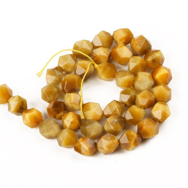 

other wholesale 6 8 10mm faceted gold tiger eye natural stone beads loose needlework diy necklace bracelet