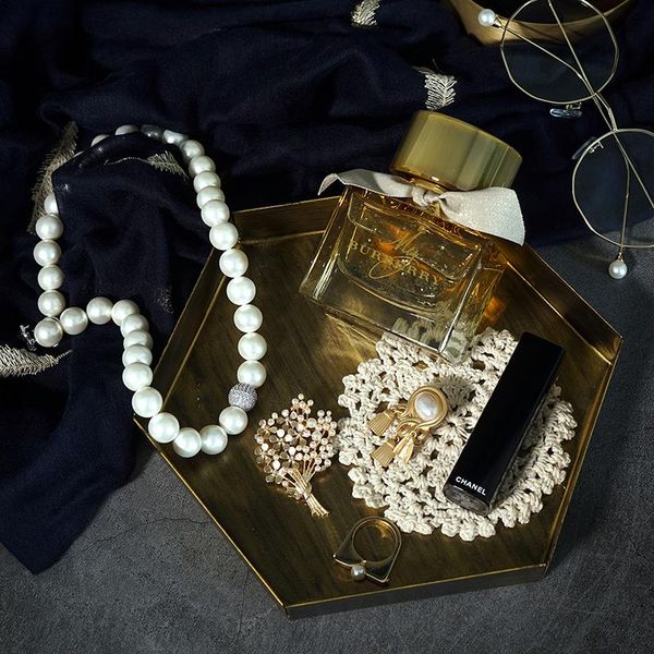 

other bakeware brushed metal tray nordic household storage hexagon