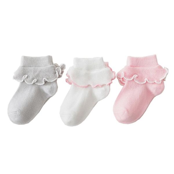

socks 3 pairs baby girls winter autumn cotton kids warm soft born clothes accessories, Pink;yellow