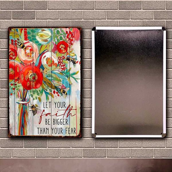 

caution let it bees flower honey you are my sunshine tin metal sign home pub bar decor painting 20*30 cm size dy218