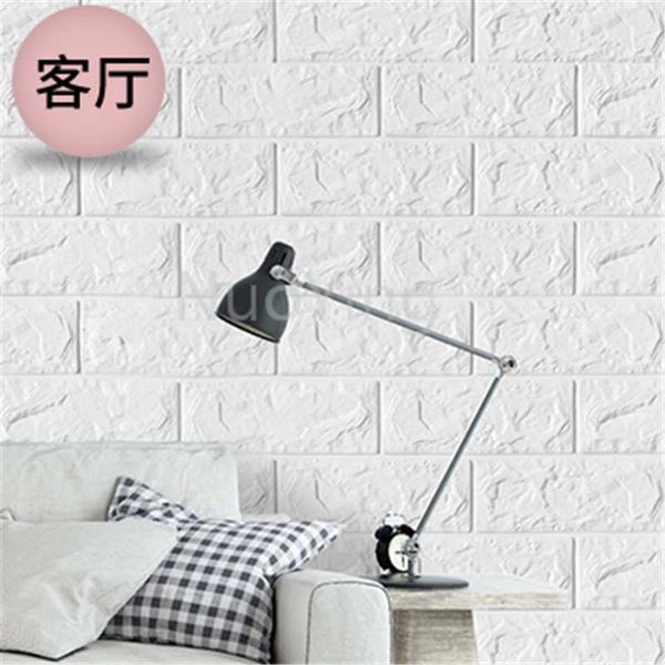 

3d three-dimensional brick pattern wall sticker household decoration thickening anti-collision self-adhesive paper wallpapers