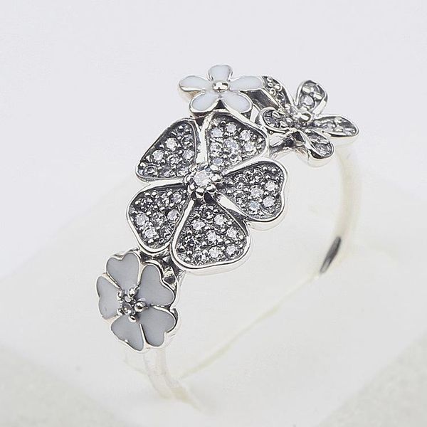 

wedding rings sterling silver s925 flower style women engagement ring lady love anniversary gift party invitation jewelry yjz126, Slivery;golden