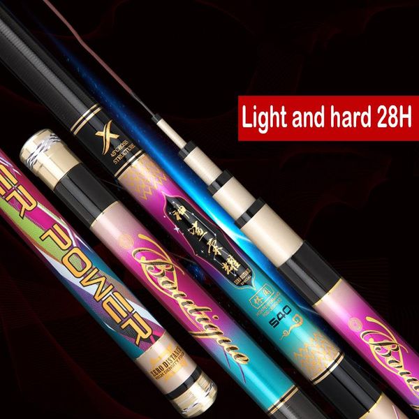 

boat fishing rods 3.6m-7.2m carbon fiber rod ultra light super hard wild 28h table tool