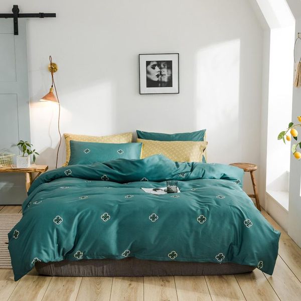 

bedding sets cartoons avocad twin full  king cotton set duvet cover pillowcase flat bed sheet bedspreads home bedclothes bedroom