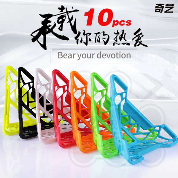 

magic cube stands 10 pcs 2x2 3x3 4x4 stickers stickerless puzzle stand toast speed magic speed cube colors plastic base holder