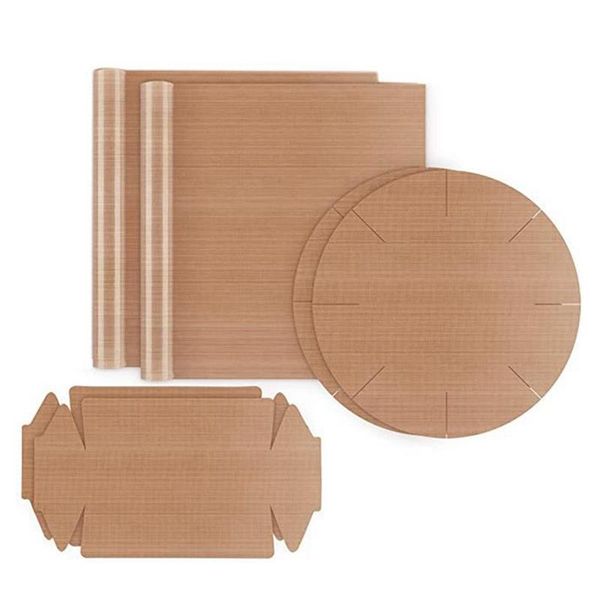 

tools & accessories 6pcs baking mats,non stick reusable sheet mat,baking tray heat resistant,for oven,baking sheet,microwave