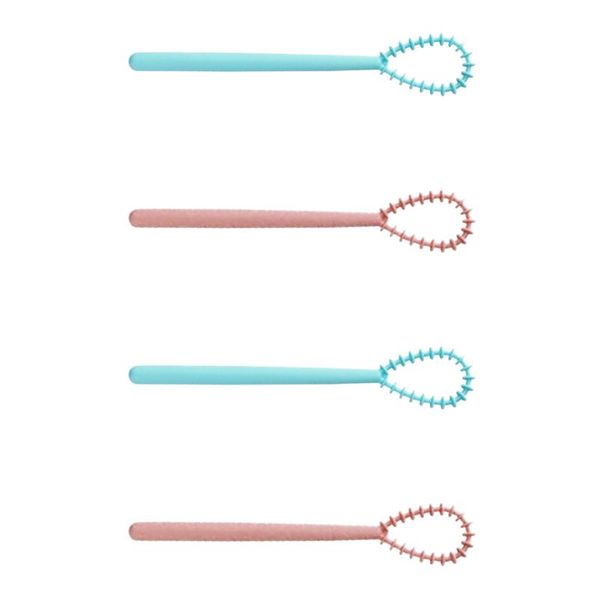 

spoons 4pcs manual honey stirrers egg beater whisks plastic mixer powder
