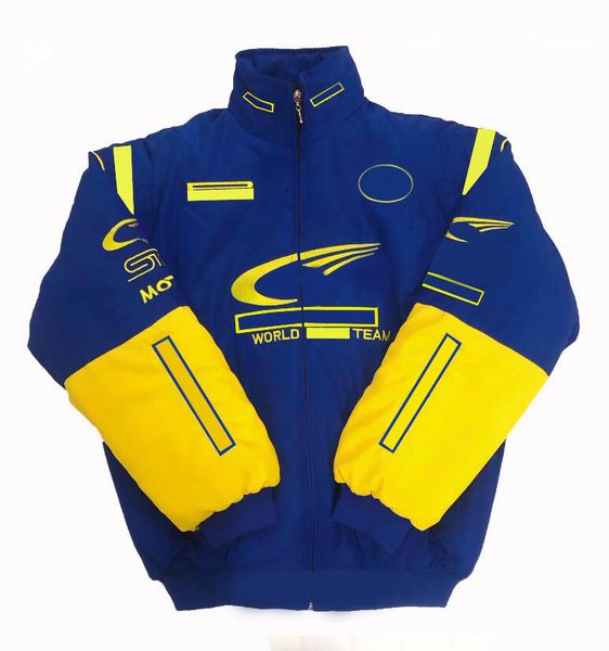 

f1 formula one full embroidered winter racing jacket cotton