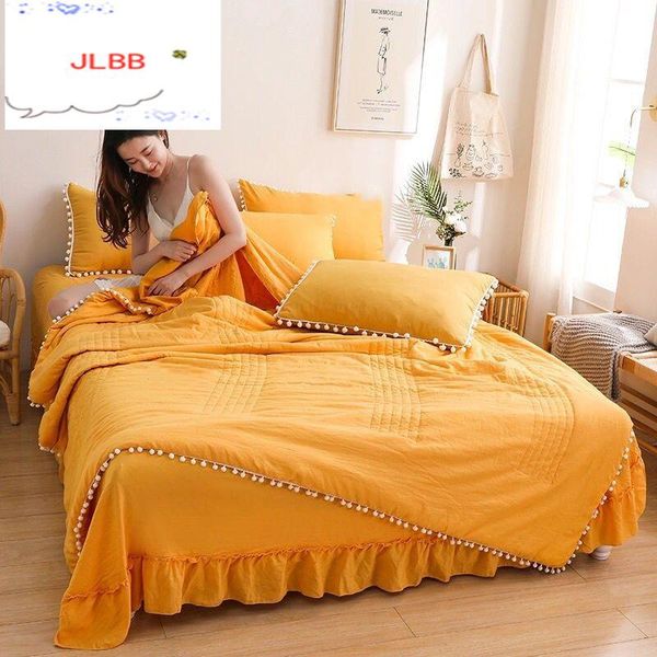 

bedding sets 2021 bed quilt 1 pcs + pillowcase 2 summer cotton air conditioner can be washed set 3 lase cover